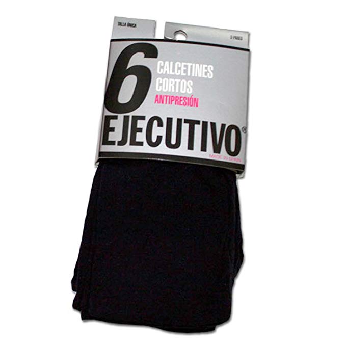 Pack x6 calcetín ejecutivo antipresión corto - La casa de las medias